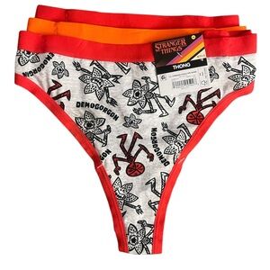 Stranger Things Demogorgon Women’s 3 Pack Thongs.